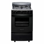 Cocina Orbis Serie 3 938GP3 a gas 4 hornallas grafito puerta con visor 70L