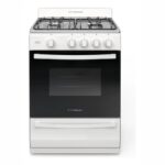 Cocina A Gas Ormay 4 Hornallas 91l Inox Blanca Color Blanco