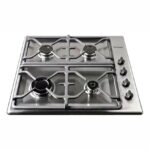 Anafe Florencia de Acero Inoxidable con 4 Hornallas a Gas Empotrable