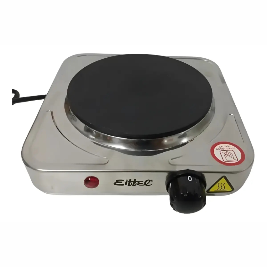 5-anafe Anafe Electrico Eiffel E637 1 Hornalla 1000w Acero Inox - Imagen 1