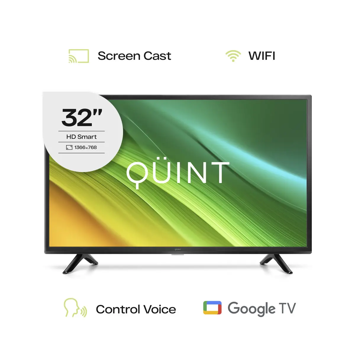 D_NQ_NP_2X_856002-MLA105988047897_012026-F Smart Tv Quint 32 Google Tv Hd - Imagen 1