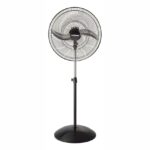 Ventilador De Pie Liliana Vp25m Negro 2 Palas Plateado 25 Diámetro 25 " Material de las aspas Metal