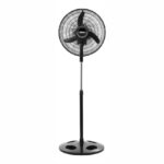 Ventilador De Pie Liliana Vprn18 Orbital Con Repeler Negro