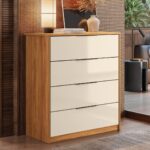 COMODA 4C ALIA - CINAMON/OFF WHITE D4110/217