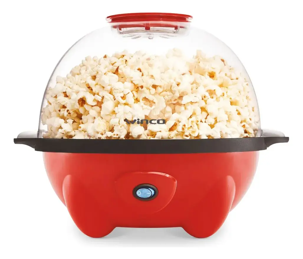 D_NQ_NP_2X_917121-MLA98250772469_112025-F Pochoclera Eléctrica Bowl Roja Winco W323r Rojo - Imagen 1
